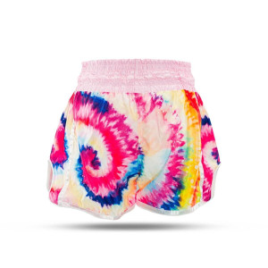 Short Muay Thai Booster Fight Gear | Rose -Multicolor | TBT Swirl