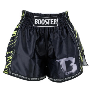 Short Muay Thai Booster Fight Gear | Black/Yellow | Combat Series