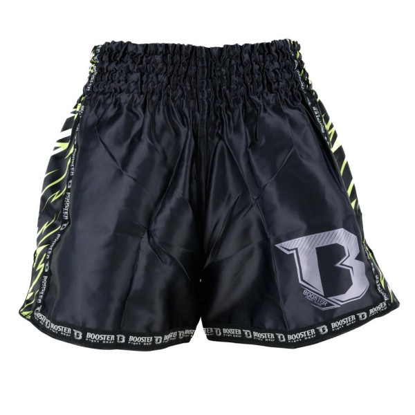 Short Muay Thai Booster Fight Gear | Black/Yellow | Combat Series