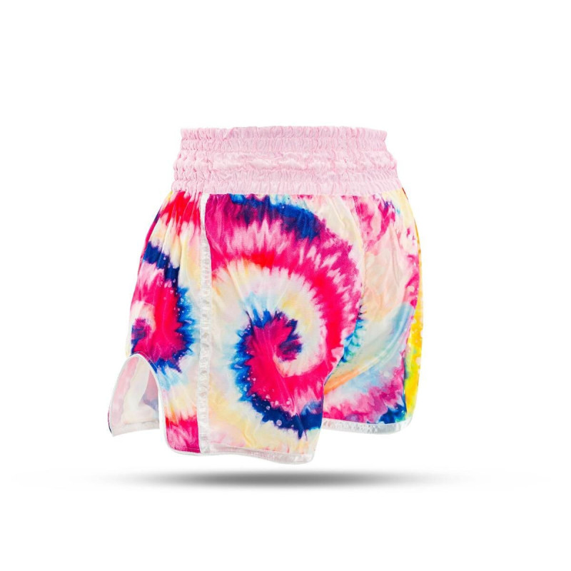 Short Muay Thai Booster Fight Gear | Rose -Multicolor | TBT Swirl