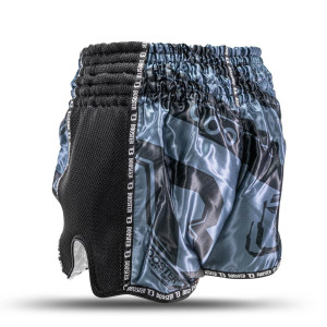 Short Booster Fight Gear | Black/Grey | TBT Elite Youth