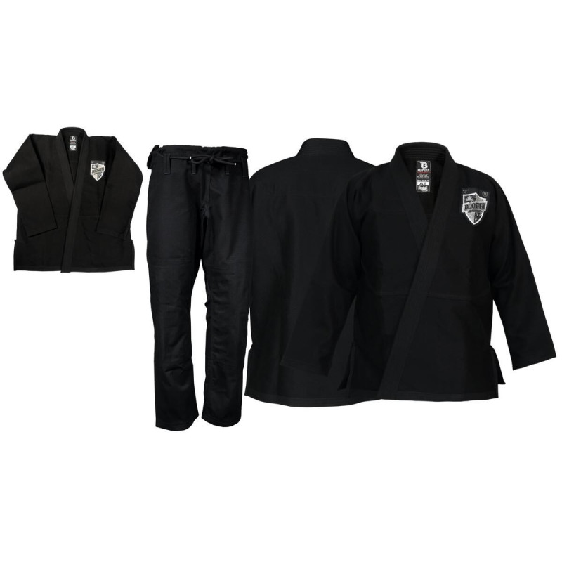 Kimono JJB Booster Fight Gear | Shield Black | BFG BJJ SUIT | IBJJF