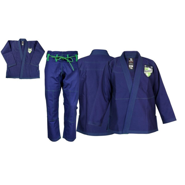Kimono JJB BOOSTER FIGHT GEAR | Shield Blue | BFG BJJ Suit | IBJJF