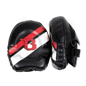 Pattes d'Ours Booster Fight Gear | Noir/Blanc/Rouge | PML BC 3