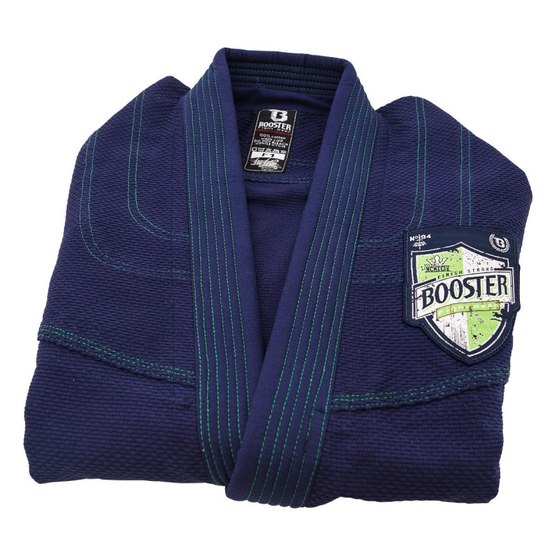 Kimono JJB BOOSTER FIGHT GEAR | Shield Blue | BFG BJJ Suit | IBJJF