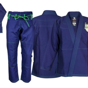 Kimono JJB BOOSTER FIGHT GEAR | Shield Blue | BFG BJJ Suit | IBJJF