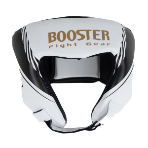 Casque de Boxe Booster Fight Gear | Blanc/Noir | Bangkok Series Open Face