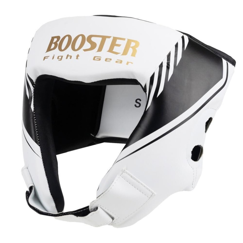 Casque de Boxe Booster Fight Gear | Blanc/Noir | Bangkok Series Open Face