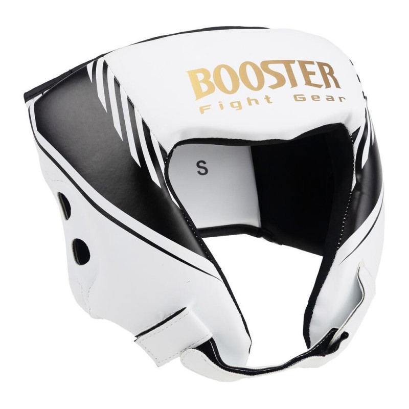 Casque de Boxe Booster Fight Gear | Blanc/Noir | Bangkok Series Open Face