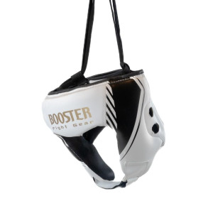 Casque de Boxe Booster Fight Gear | Blanc/Noir | Bangkok Series Open Face