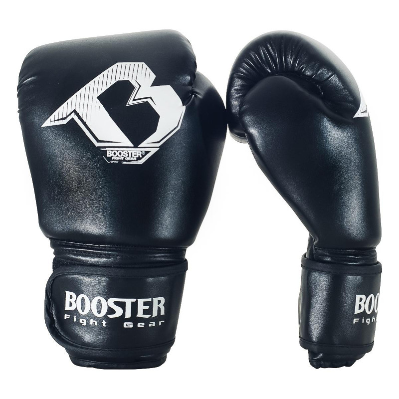 Gants de Boxe BOOSTER FIGHT GEAR | Noir | BT Starter
