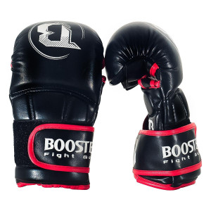 Gants MMA Booster Fight Gear | Noir/Rouge | BFG