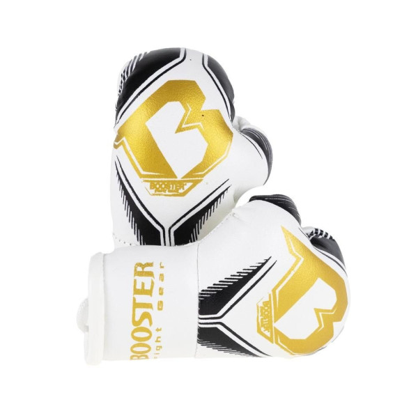 Mini Gants de Boxe BOOSTER FIGHT GEAR | Blanc/Or | Bangkok Series