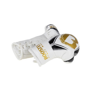 Mini Gants de Boxe BOOSTER FIGHT GEAR | Blanc/Or | Bangkok Series