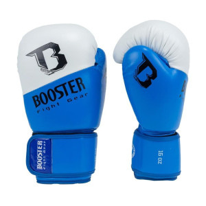Gants de Boxe BOOSTER FIGHT GEAR | Bleu/Blanc | Thunder Series