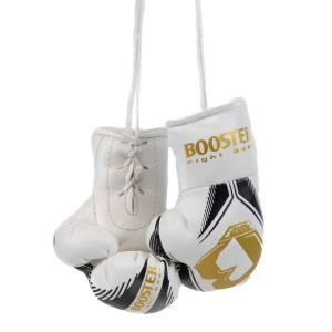 Mini Gants de Boxe BOOSTER FIGHT GEAR | Blanc/Or | Bangkok Series