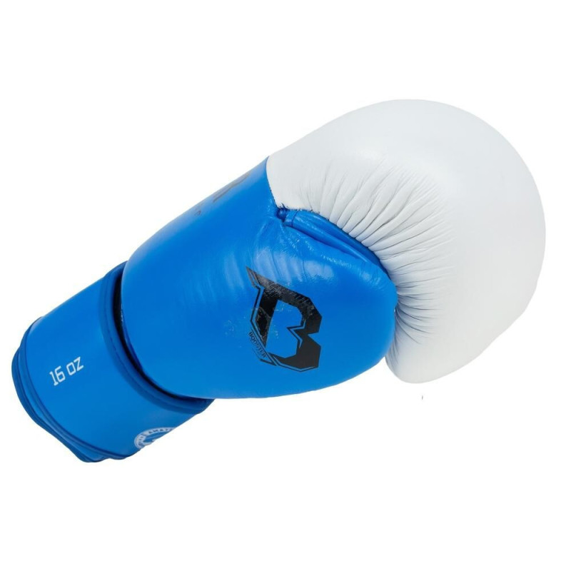 Gants de Boxe BOOSTER FIGHT GEAR | Bleu/Blanc | Thunder Series