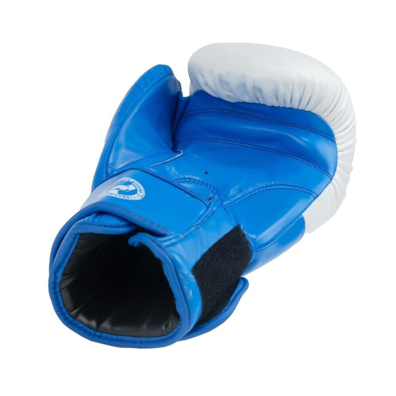 Gants de Boxe BOOSTER FIGHT GEAR | Bleu/Blanc | Thunder Series