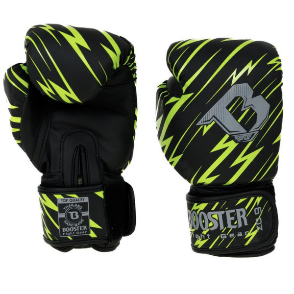 Gants de Boxe BOOSTER FIGHT GEAR | Noir/Jaune | Combat Series