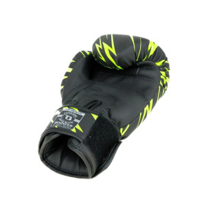 Gants de Boxe BOOSTER FIGHT GEAR | Noir/Jaune | Combat Series