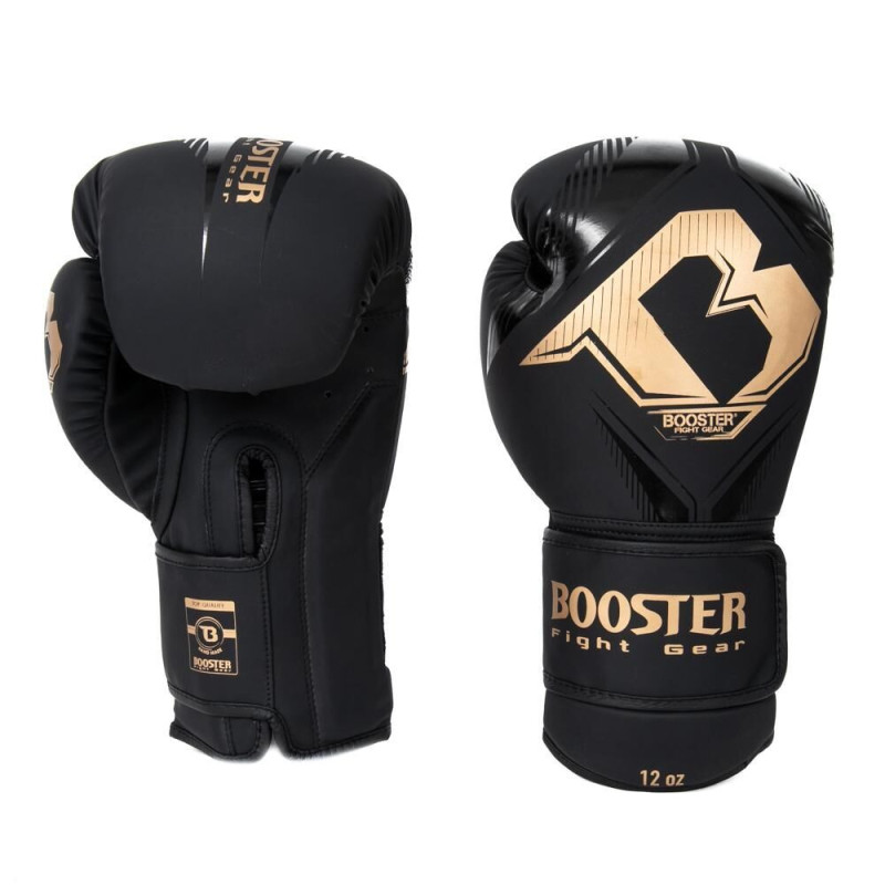 Gants de Boxe Booster Fight Gear | Noir/Or | Bangkok Series
