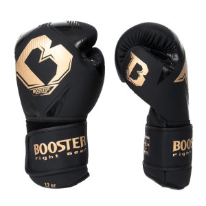Gants de Boxe Booster Fight Gear | Noir/Or | Bangkok Series