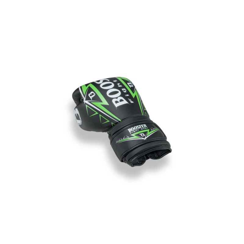 Gants de Boxe Booster Fight Gear | Noir et Vert | Warrior