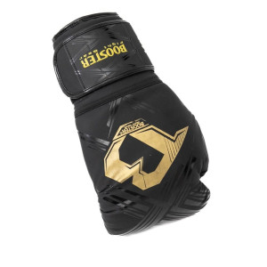Gants de Boxe BOOSTER FIGHT GEAR | Noir/Or | Alpha Series