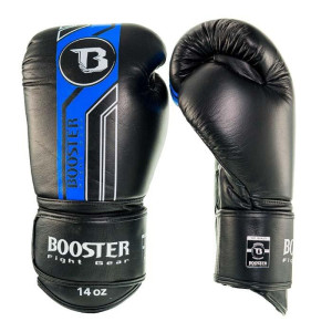 Gants de Boxe Booster Fight Gear | Noir/Bleu | V9