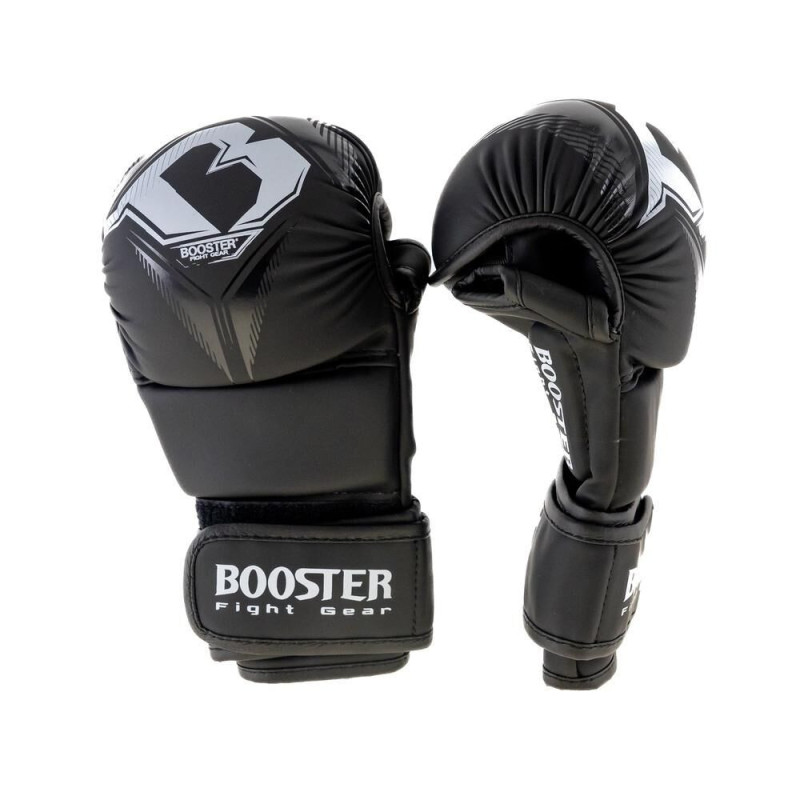 Gants de MMA Booster Fight Gear | Noir/Blanc | Bangkok Series