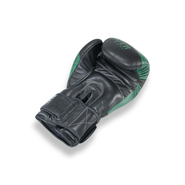 Gants de Boxe Booster Fight Gear | Noir/Vert/Orange | Pro Range V10