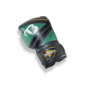 Gants de Boxe Booster Fight Gear | Noir/Vert/Orange | Pro Range V10