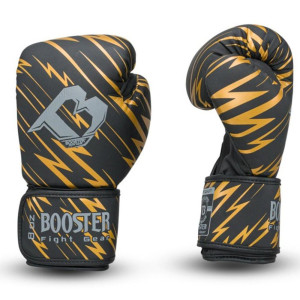 Gants de Boxe Booster Fight Gear | Noir/Orange | Combat Series | Enfant