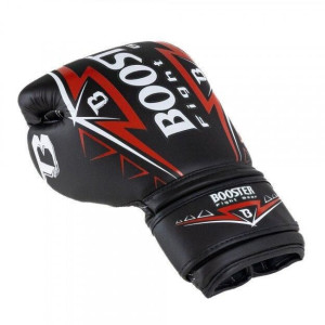 Gants de Boxe BOOSTER FIGHT GEAR | Noir/Rouge | Warrior Series