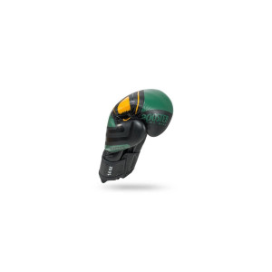 Gants de Boxe Booster Fight Gear | Noir/Vert/Orange | Pro Range V10