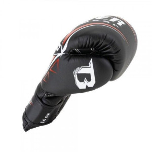 Gants de Boxe BOOSTER FIGHT GEAR | Noir/Rouge | Warrior Series