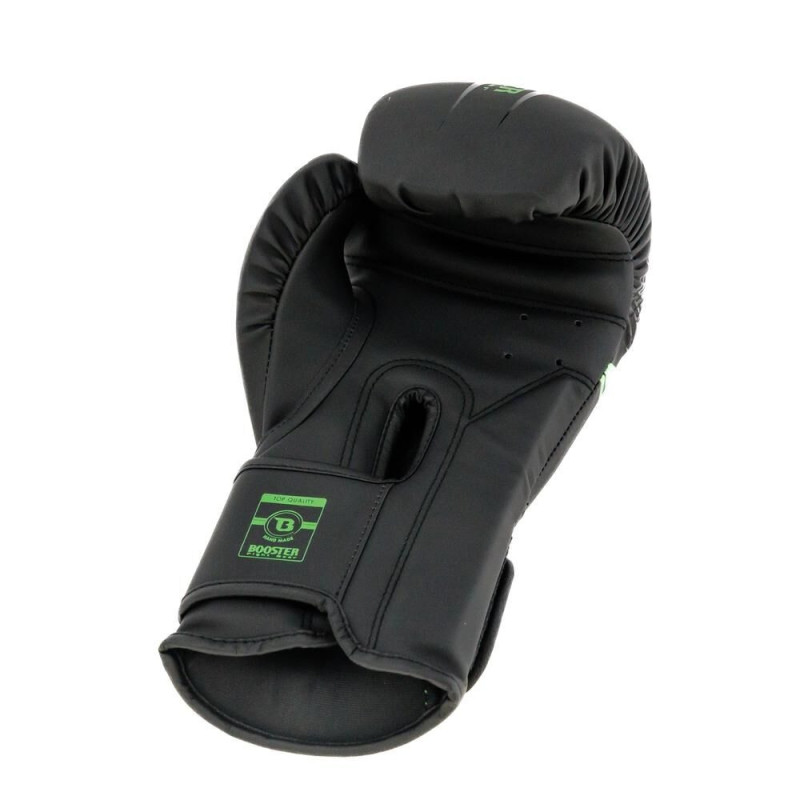 Gants de Boxe BOOSTER FIGHT GEAR | Noir/Vert | Bangkok Series