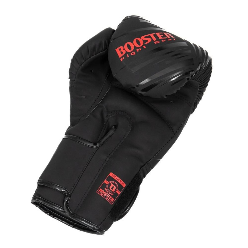 Gants de Boxe BOOSTER FIGHT GEAR | Black/Red | Alpha Series