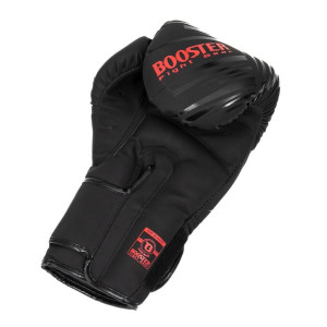 Gants de Boxe BOOSTER FIGHT GEAR | Black/Red | Alpha Series