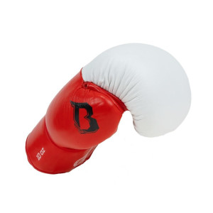Gants de Boxe BOOSTER FIGHT GEAR | Rouge et Blanc | Thunder Series
