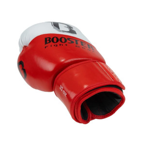 Gants de Boxe BOOSTER FIGHT GEAR | Rouge et Blanc | Thunder Series