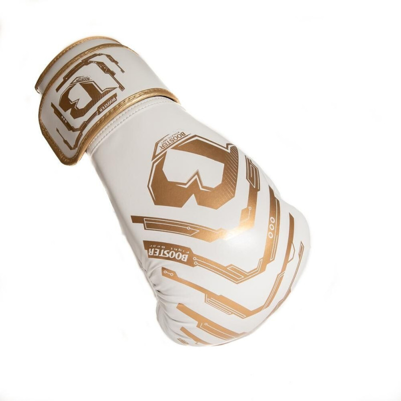 Gants de Boxe BOOSTER FIGHT GEAR | Blanc/Or | BG Youth Elite V2