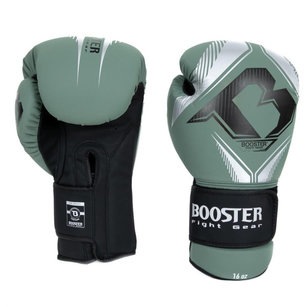 Gants de Boxe BOOSTER FIGHT GEAR | Vert/Blanc | Bangkok Series