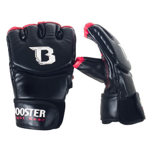 Gants de Grappling Booster Fight Gear | Noir et Rouge | BFF 9