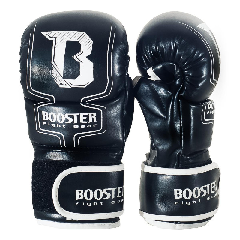 Gants de MMA BOOSTER FIGHT GEAR | Dark Blue and White | BFG