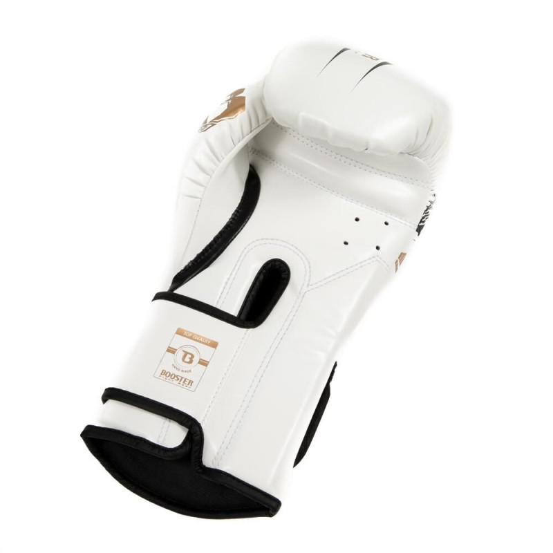 Gants de Boxe BOOSTER FIGHT GEAR | Noir/Blanc | Bangkok Series