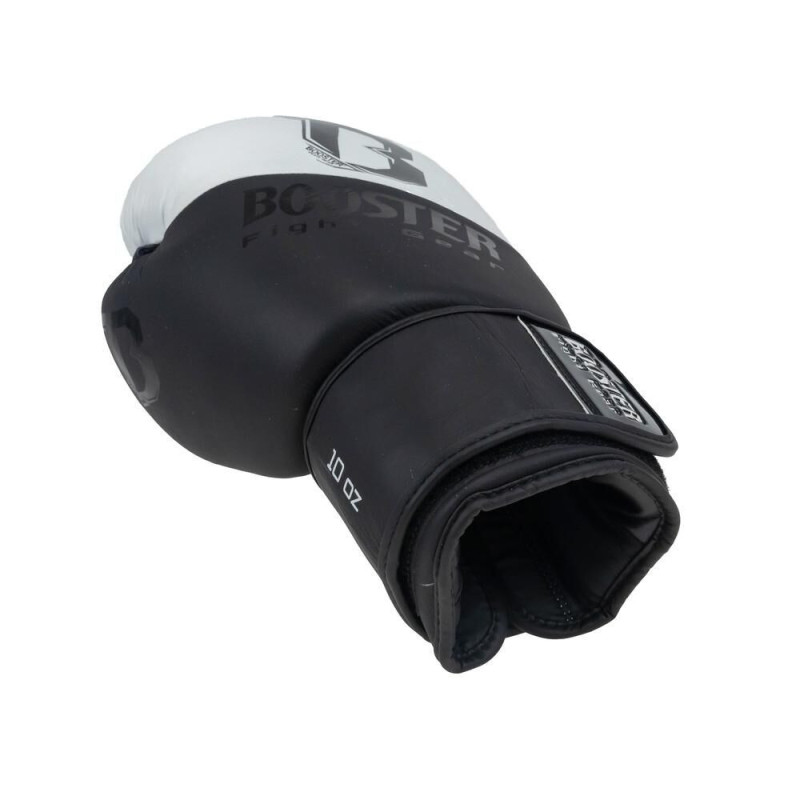 Gants de Boxe Booster Fight Gear | Noir/Blanc | Thunder Series
