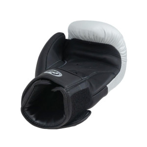 Gants de Boxe Booster Fight Gear | Noir/Blanc | Thunder Series