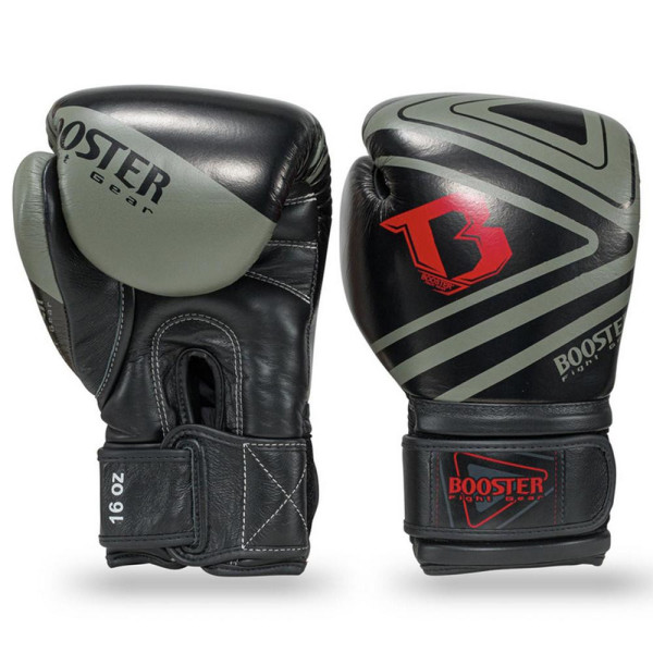 Gants de Boxe BOOSTER FIGHT GEAR | Noir/Vert | Pro Range V10