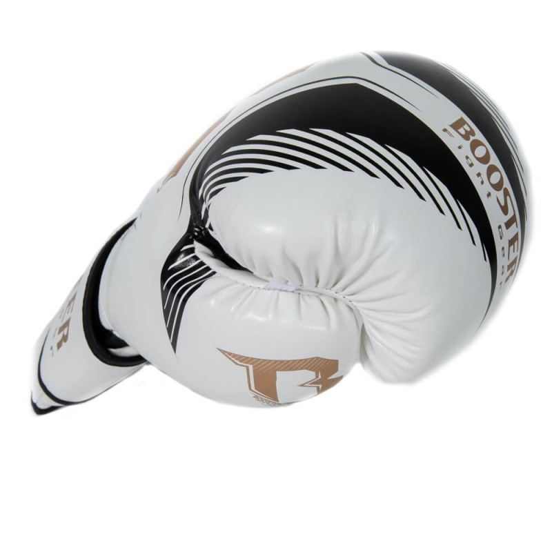 Gants de Boxe BOOSTER FIGHT GEAR | Noir/Blanc | Bangkok Series